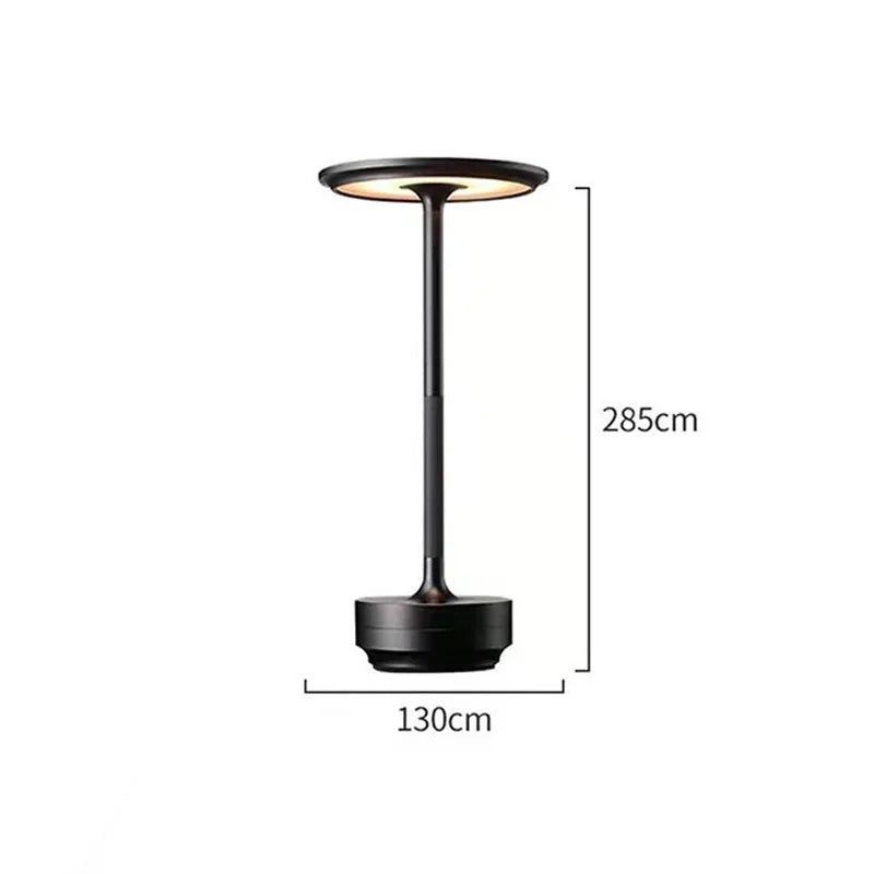 LED Charging Desk Lamp Industrial Style Touch Dimming USB Portable Charging Coffee Shop Bar Vintage Decor Atmosphere Night Light