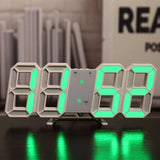 Smart 3d Digital Alarm Clock Wall Clocks Home Decor Led Digital Desk Clock with Temperature Date Time Nordic Large Table Clock