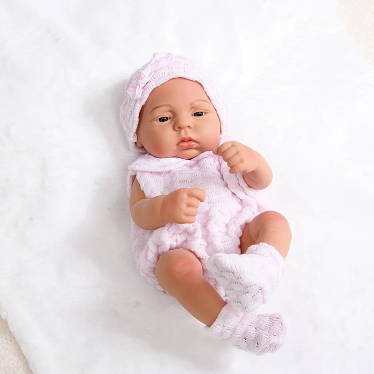 17inch 45cm Reborn Dolls Baby  Dolls Toys Girl Lifelike Reborn Dolls Full Body Silicone Girl Doll Bebe Doll Toys Christmas Gifts