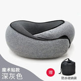 Travel Car Neck Memory Foam Pillow U-shaped Portable Auto Headrest Pillow Adjustable Traveling Sleeping Car Airplane Neck Pillow