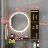 Metal Washbasin Bath Dressing Mirrors Bathroom Cabinet Storage Drawer Display Bath Mirror Wall Shelf Smart demist Room Furniture