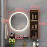 Metal Washbasin Bath Dressing Mirrors Bathroom Cabinet Storage Drawer Display Bath Mirror Wall Shelf Smart demist Room Furniture