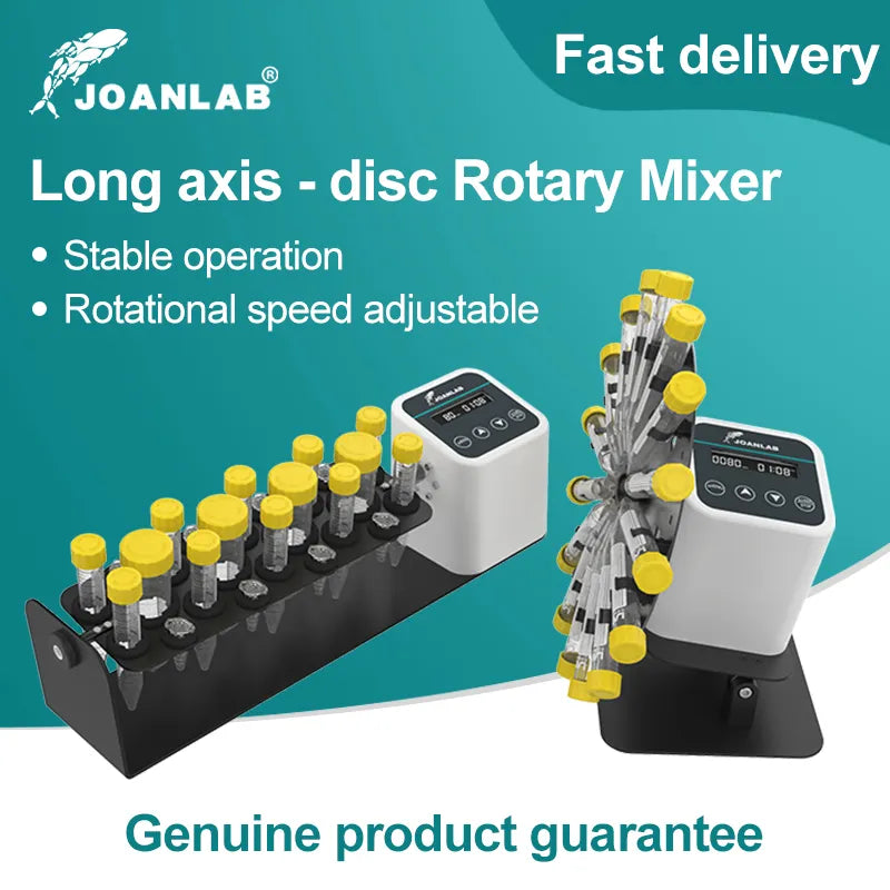 JOANLAB Long Axis Rotary Mixer Laboratory Equipment Blood Mixer Shaker Lab Disc Tilting Mixer For Blood Tube And Centrifuge Tube