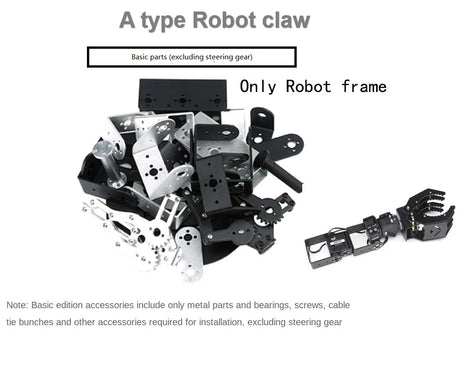 4 dof Robot Claw Clamp PWN/BUS Servo 500g Load Mechanical Arm For ESP32/Arduino Robot DIY Kit Programmable Toy Robot Starter Kit