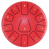 8 Inch Steel Tongue Drum 11 Note Ethereal Drums Children Tambourine Meditation Yoga Handpan Drum Percussion Instruments Gift