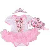 Baby girl Clothes elsa anna costume for Baby Infant Birthday Party Dress Tutus Newborn Jumpsuit Bebe Romper Little Girl Clothes