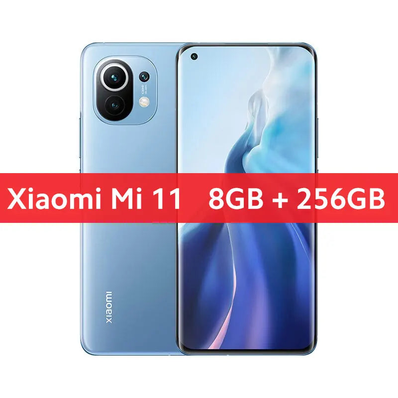 Global ROM Xiaomi Mi 11 Smartphone Snapdragon 888 Octa Core 120Hz AMOLED Display 55W Fast Charging 108MP Rear Camera