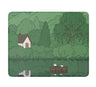 Cute Desk Mat Kawaii Green Forest Mousepad Small Japanese Nature Gaming Mouse Pad Anime Aesthetics Scenery Japan Computer Pads