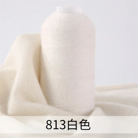 high-quality Fine Cashmere Yarn Crochet Wool Line for knitting Thread Genuine Hand-knit pure Cashmere Woven Yarn Soft Warm 400g