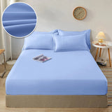 Thicken Velvet Mattress Cover Pad Protector King Double Warm Soft Plush Bed Fitted Sheet Cover Latex Mat Covers 150/160/180x200