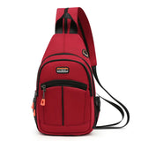 Men Women Polyester Shoulder Bags Outdoor Nylon Fanny Packs Casual Chest Bags Belt Pouch Travel Hip Bag Sport Purses Pocket
