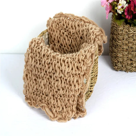 Newborn Photography Props Article Wool Blanket Baby Accessories For Knitted Wrap Shooting Outfit Session Months Birth Clothes