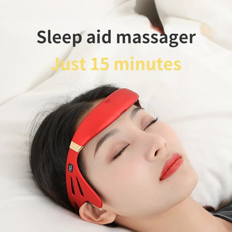 Sleep Aid Electric Head Sleep Instrument Insomnia Artifact Acupuncture Hypnotizer Head Massage Instrument To Improve Sleep