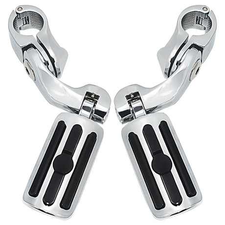 1.25" Highway Pegs Short Adjustable Footpeg for Harley Touring Road King Road Glide Electra Glide Street Glide Sportster Softail