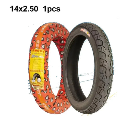 New CST 14X2.125 14x2.50  Tyre 14 Inch Tubeless Tire for Electric Bicycle Wear-resistant tire