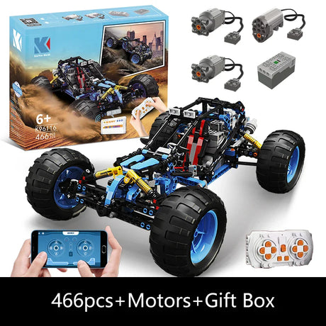 Technical Buggy Car K96116 APP Remote Control Moter Power Building Blocks Bricks Programming Gift Sets Toys For Children Kids