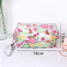 Strawberry Butterfly Fruit Print Clear Makeup Bag Fashion Transparent Travel Fashion Wash Storage Bags Women PVC Cosmetic Bag