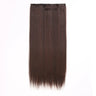 Synthetic Clip in Hair Extensions 6 Pcs/Set 16 Clips Long Straight Hairpieces Clip On Hair Extension for Women Blonde