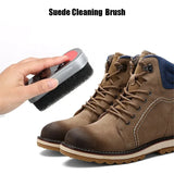 1Pc Suede Shoe Brush Plastic Sponge Shoe Cleaning for Suede Boots Nubuck Velvet Bags Matte Leather Shoes Care Cleaner Sneakers