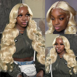 30 40 Inch Blonde 613 HD Body Wave Transparent 13x4 Lace Front Wigs Glueless 13x6 Lace Frontal Wigs 5x5 Closure Human Hair 250%