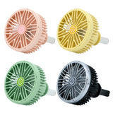 Car Fan USB Fan Air Outlet Lighting LED Creative Car Car Accessories Three-speed Mini Convenient Fan Car Electrical Appliances