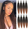 Braiding Hair Pre Stretched Synthetic Braid Extensions Jumbo Braid for Senegalese Passion Twist Box Braid Hair Bundles SOKU