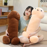 Big Size Trick Penis Plush Soft Simulation Boy Dick Plushie Real-life Penis Pillow Sexy Hugging Pillow Girlfriend Gift