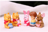 10pcs/set Cartoon Winnie The Pooh Action Figure Toy Pooh Bear Tigger Eeyore Piglet Action Figure Dolls Toy Gifts For Kids