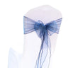 10/50/100Pcs Organza Chair Sashes Knot Bands Chair Bows For for Wedding Party Banquet Event Country Wedding Chair Decoration