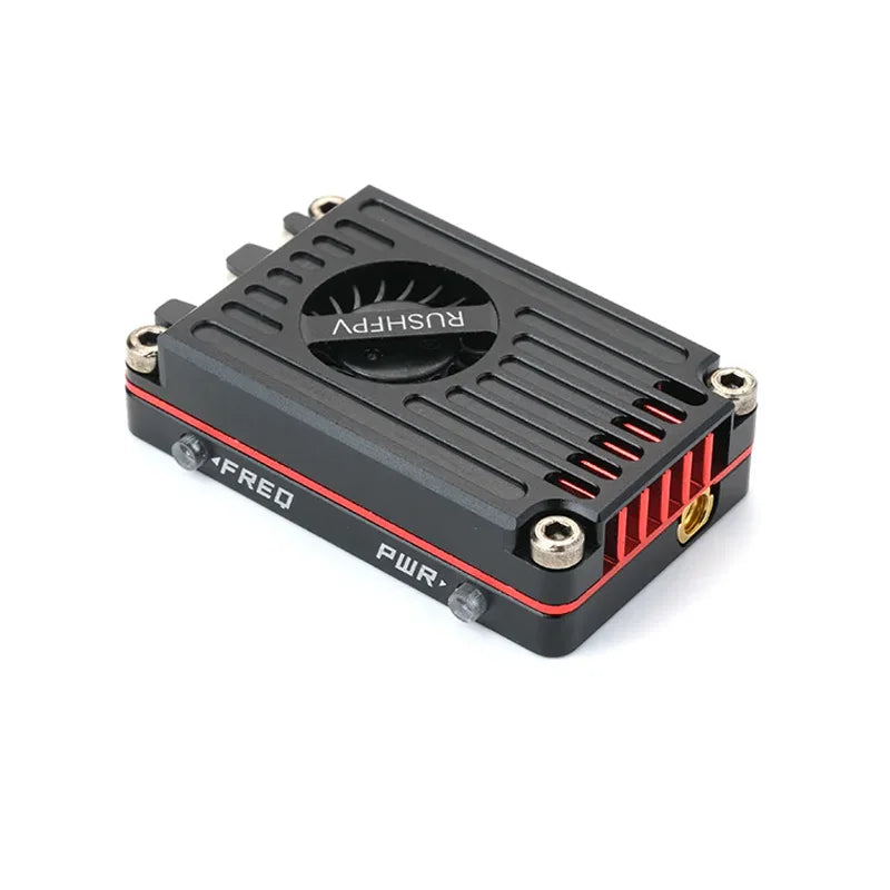 RUSH TANK MAX SOLO 5.8GHz 2.5W High Power 48CH VTX Video Transmitter with CNC shell for RC FPV Long Range Fixed-wing Drones DIY