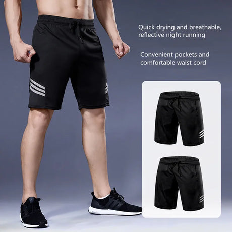 Men's Running Gym Shorts Summer Quick Dry Sport Pants Fitness Equipment Outfit Deportivo Pantalones Cortos Running Accessories