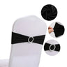 20 Pieces Polyester Spandex Chair Sashes Bands Stretch Chair Ties Bows with Buckle Slider for Wedding Banquet Party Decoration