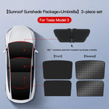 YZ For Tesla Model 3 Y 2021-2023 sun visor for car Upgrade Ice Cloth Buckle Sun Shades Glass Roof Skylight Vehicle