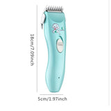 Baby Hair Trimmer Electric Hair Clipper USB Baby Shaver Cutting Baby Care Cutting Remover Rechargeable Quietkids Hair Cutting