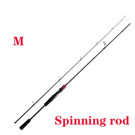 Catch.u Bass Fishing Rod Carbon Fiber Spinning/Casting Fishing Pole Bait WT 4-35G Line WT 2-20LB 3Top Fast Lure Fishing Rods