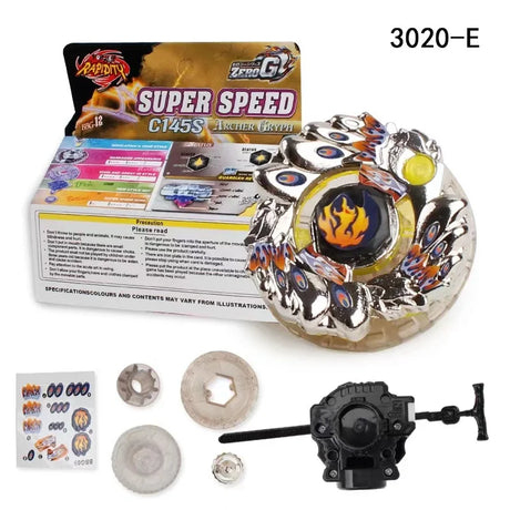 B-X TOUPIE BURST BEYBLADE SPINNING TOP Thief Zirago / Gryph Girago WA130HF Shogun Steel Zero-G BBG24