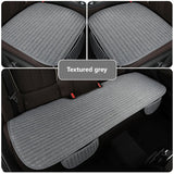 Car Seat Cover Flax Seat Protect Cushion Automobile Backrest Cushion Pad Covers Mat Four Seasons Car Supplies Set