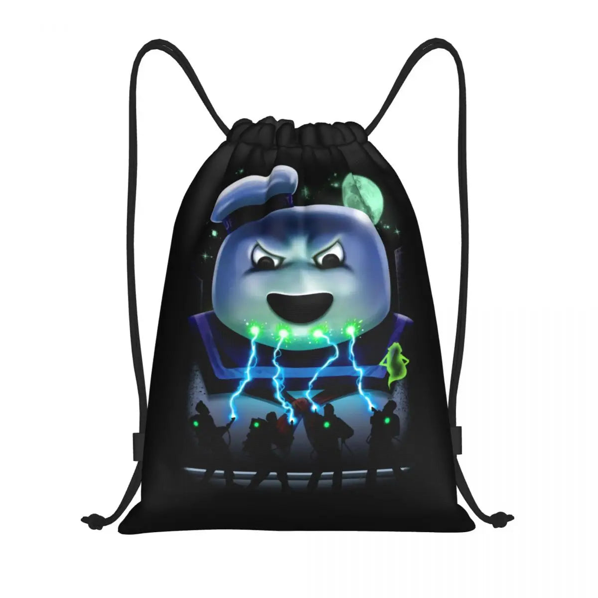 Ghost Buster Logo Drawstring Bags Women Men Portable Sports Gym Sackpack Supernatural Comedy Film Training Backpacks