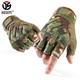 Tactical Fingerless Gloves SWEAT Army Military Airsoft Combat Paintball Shooting Hunting Driving Non-slip Half Finger Men Women