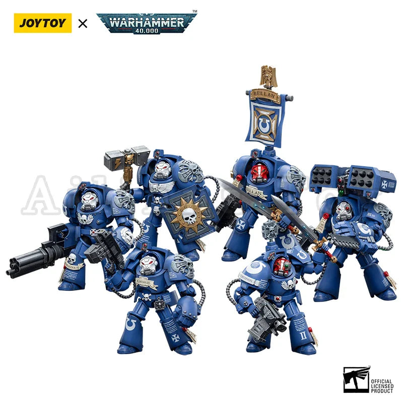 JOYTOY 1/18 Action Figure (6PCS/SET) 40K Ultra Terminators Anime Military Model Free Shipping