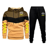 Men's Hoodie Pants Sports Suit OPEL Logo Print Casual Fleece High Quality Unisex Sportswear Jogging Suit Men's 2PCS Set