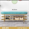 Nordic Shoe Bench Soft Cushion Multifunctional Shoe Rack Metal Frame Home Furniture Hallway Shoe Rack Bench