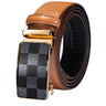 High Quality Mens Belts Black Brown Blue White Green Leather Straps Casual Gold Automatic Buckles Waistband Belt for Men Wedding