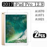 (2 Packs) Tempered Glass For Apple iPad Pro 12.9 2015 2017 Anti-Scratch Tablet Screen Protector Film