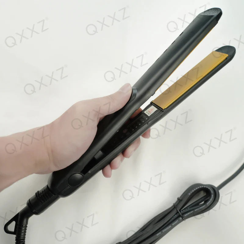 QXXZ 2023 New Hair Straightener Professional Iron Steam curler Electric Heating Dry Wet Wave Perm Styling Home Appliances