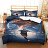 Football Star Pattern Duvet Cover Set Bedding for Adult Kids Bed Set Comforter Cover Bedding Set 10 Sizes