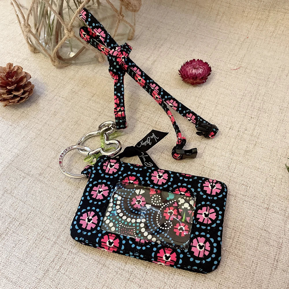 VB limited edition environmentally friendly printing ID card bag, pure cotton lanyard ID card set