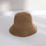 Korean Version Of Women Straw Hat Summer Breathable Sun Shading Straw Hat Seaside Vacation Foldable Sun Protection Fisherman Hat