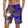 Genshin Impact Board Shorts Summer Anime Print Running Beach Short Pants Men Breathable Classic Custom Large Size Beach Trunks