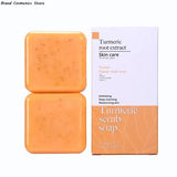 비누 Kojic Acid Scrub Soap Glutathione Skin Lightening HandMade Coconut Ginger Soap Skin Bleaching Brightening Body Face Care